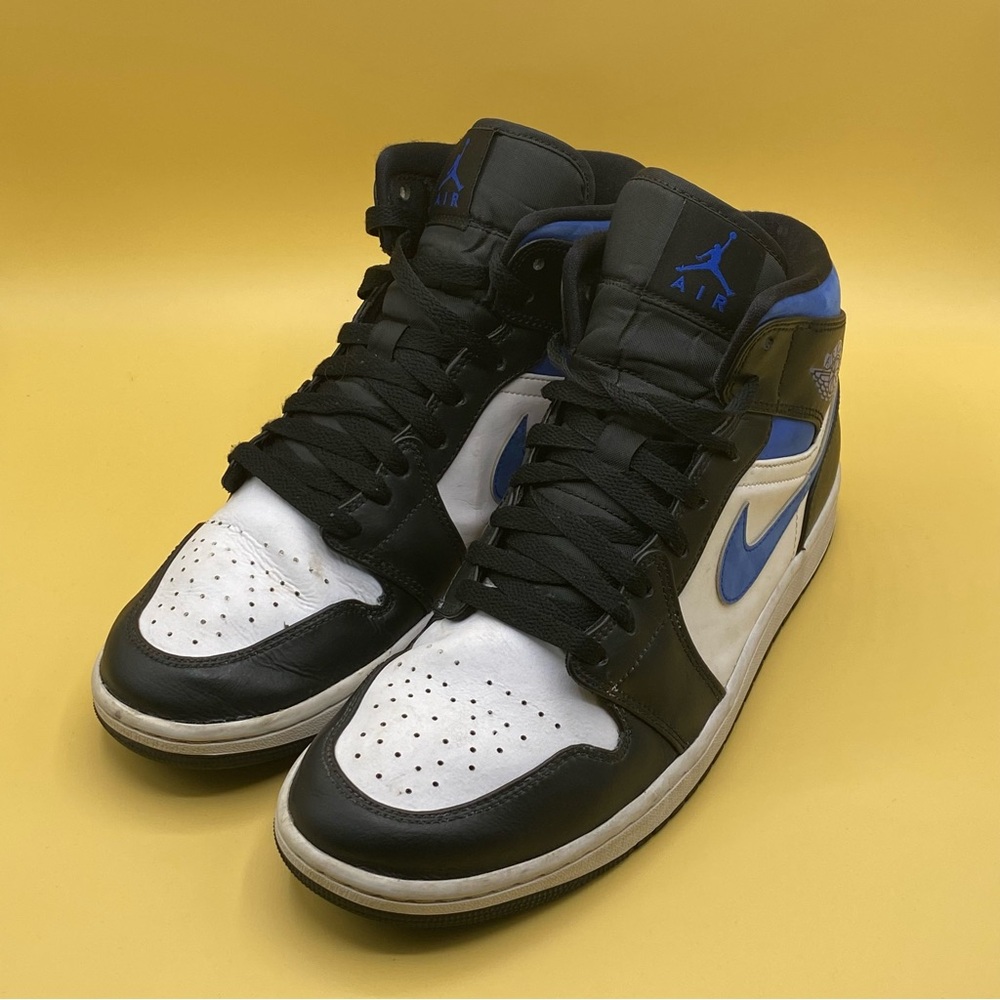 Jordan 1 Retro Mid Blue Black‎ Racer